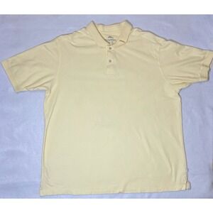 Tommy Bahama Men's XXL Yellow 100% Cotton Short Sleeve Polo Shirt